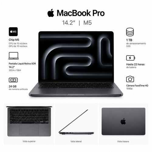 MacBook Pro M5 14.2" 24GB 1TB