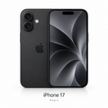 iPhone 17 color Negro - frente y dorso